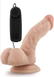 Dr. Skin Dr. Ken Wired Remote Control Vibrating Realistic Cock With Suction Cup Waterproof Vanilla 6.5 Inch