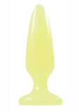 Firefly Pleasure Plug Small Glow In The Dark Yellow 4 Inch