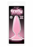 Firefly Pleasure Plug Medium Glow In The Dark Pink 5 Inch