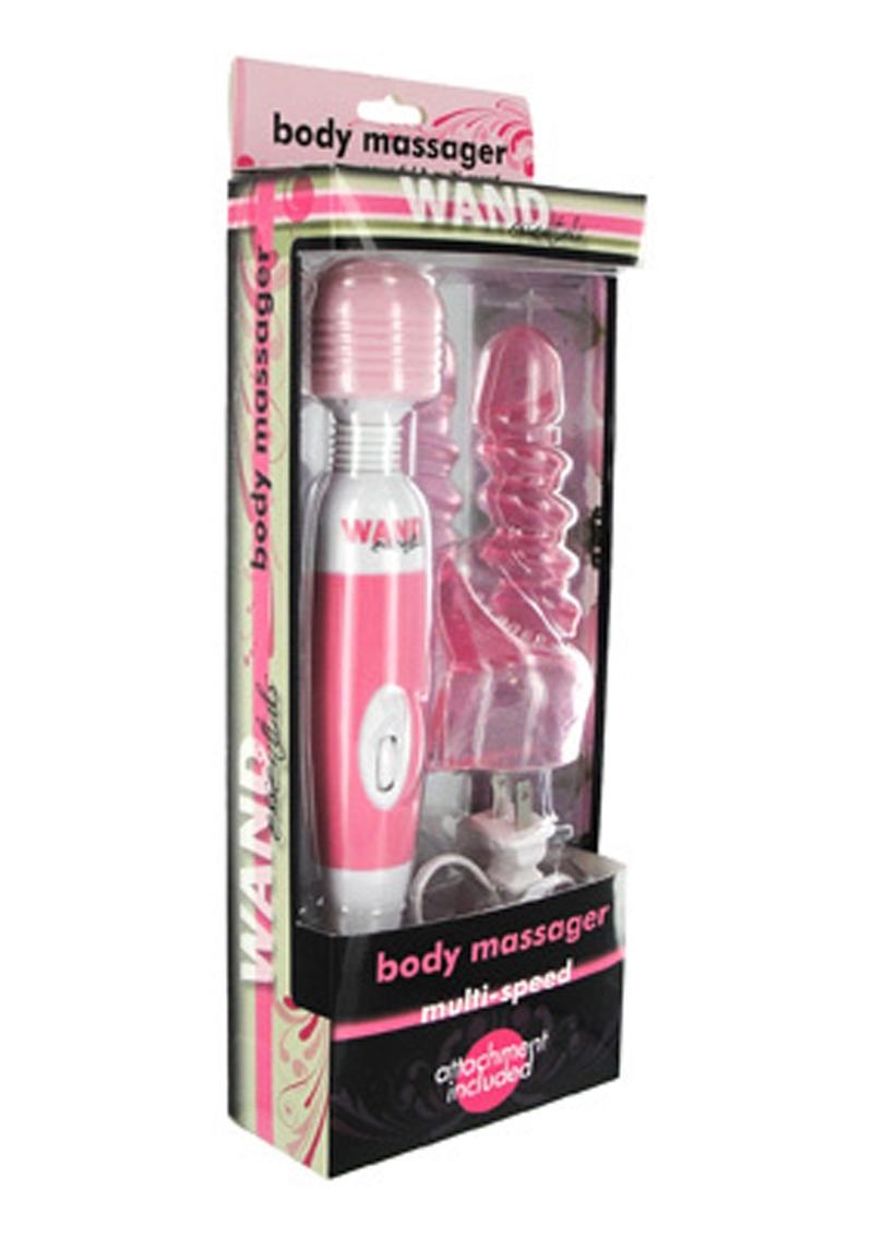 Masajeador corporal Wand Ess My Body con accesorio rosa