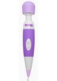 Masajeador con varita enchufable de múltiples velocidades y cuello flexible Wand Essentials de 10 pulgadas, color morado