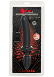 Kink Secondskyn Dual Density Silicone Fuck Plug Black 20.25 Inch