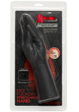 Kink Fist Fuckers Stretching Hand Dual Density Silicone Probe Black 11.5 Inch