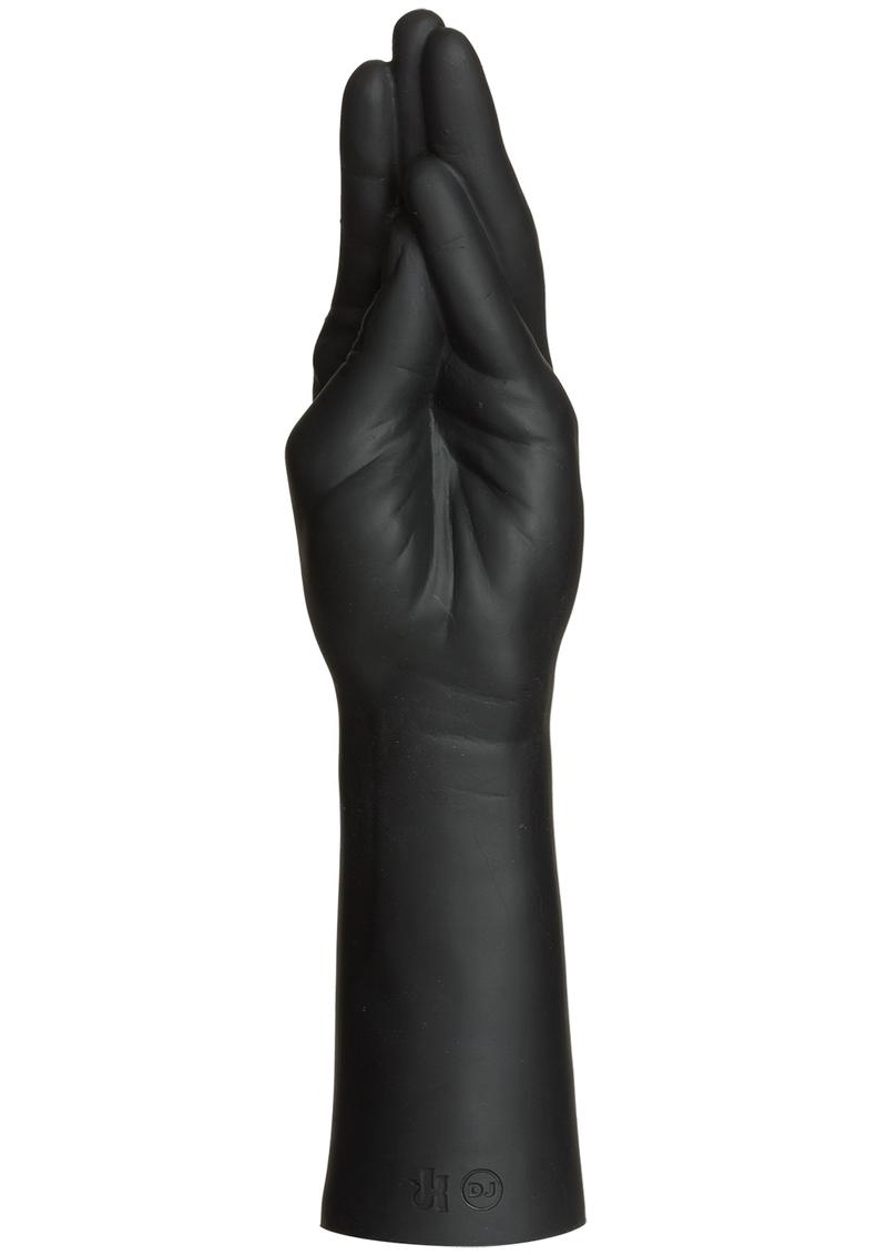 Kink Fist Fuckers Stretching Hand Dual Density Silicone Probe Black 11.5 Inch