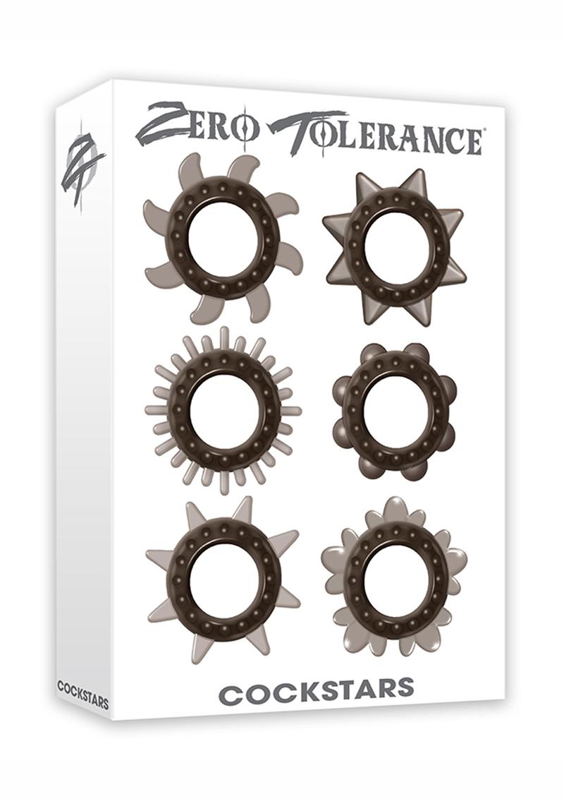 Zero Tolerance Cockstars Waterproof Smoke 6 Assorted Shapes Per Pack