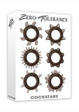 Zero Tolerance Cockstars Waterproof Smoke 6 Assorted Shapes Per Pack