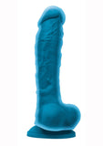 Colours Dual Density 8 Non Vibrating Silicone Blue