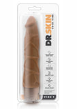 Dr. Skin Cock Vibe 1 Realistic Vibrator Splashproof Mocha 9 Inch