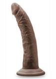 Pene realista de Dr. Skin con ventosa de chocolate de 7 pulgadas