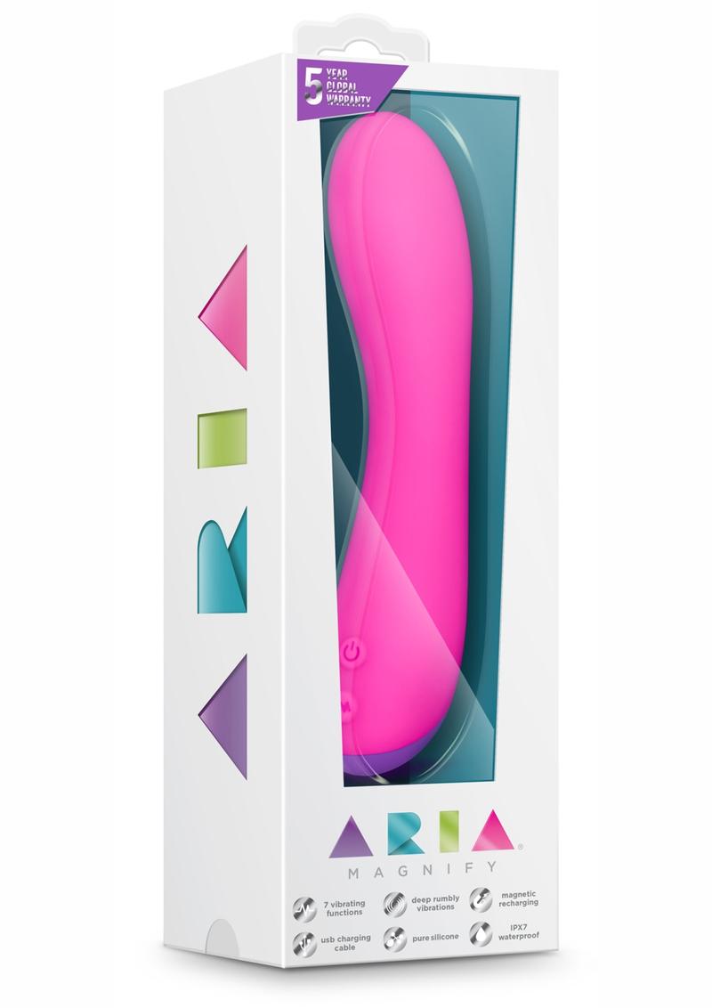 Aria Magnify Fuchsia Multi Function Silicone Waterproof