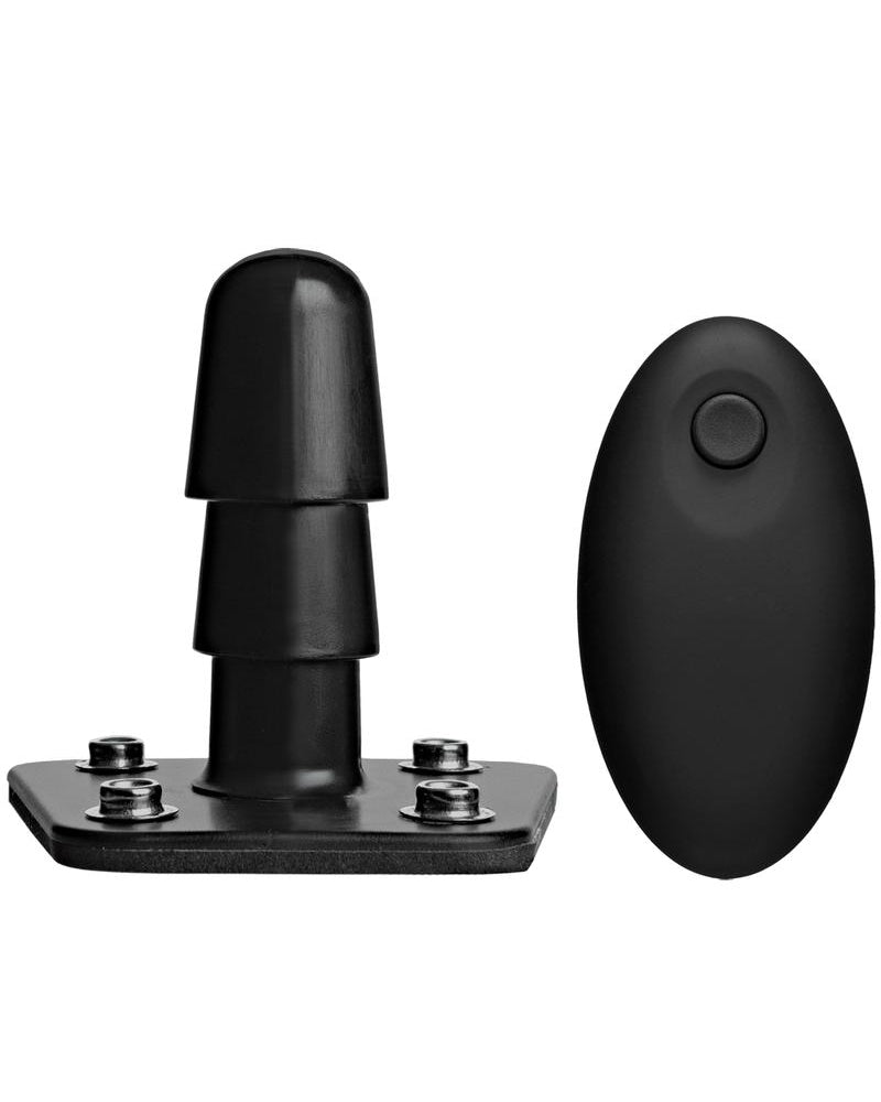 Vac U Lock Vibrating Plug With Wireless Remote USB Rechargeable Harness Accessory Black
