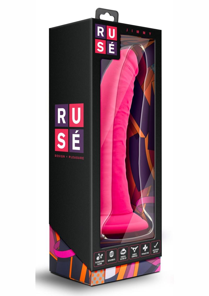 Ruse Jimmy Cerise Pink Non Vibrating Vibe Silicone