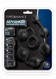 Performance Silicone Anal Beads 16 Inch Black