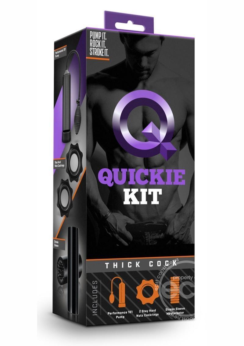 Quickie Kit Thick Cock Performance Pump Kit Black