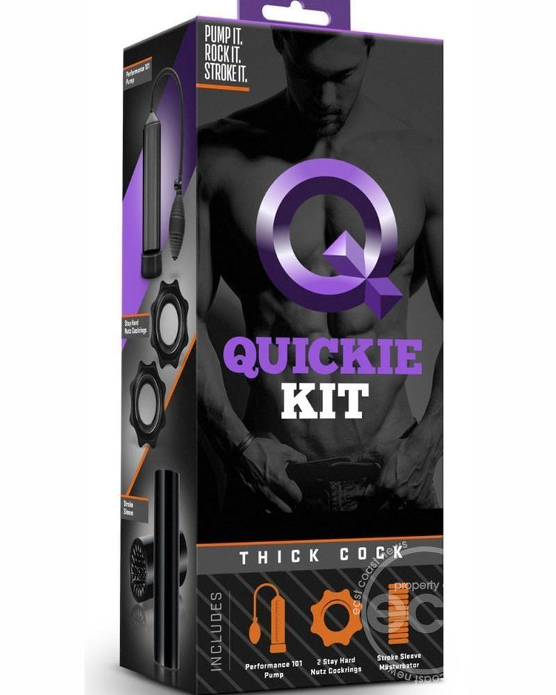Quickie Kit Thick Cock Performance Pump Kit Black