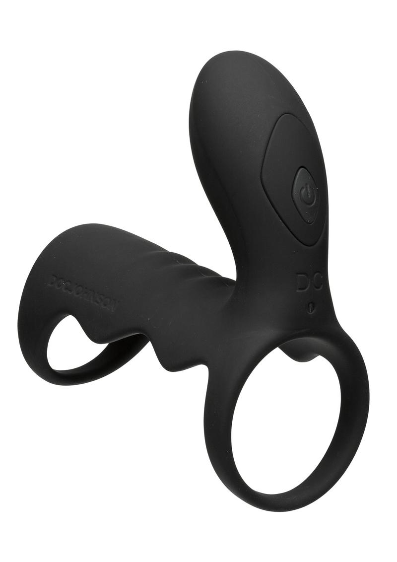 Optimale Vibe Cock Cage with Remote Black