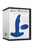 The Great Prostate Stimulator Vibrating Silicone Blue