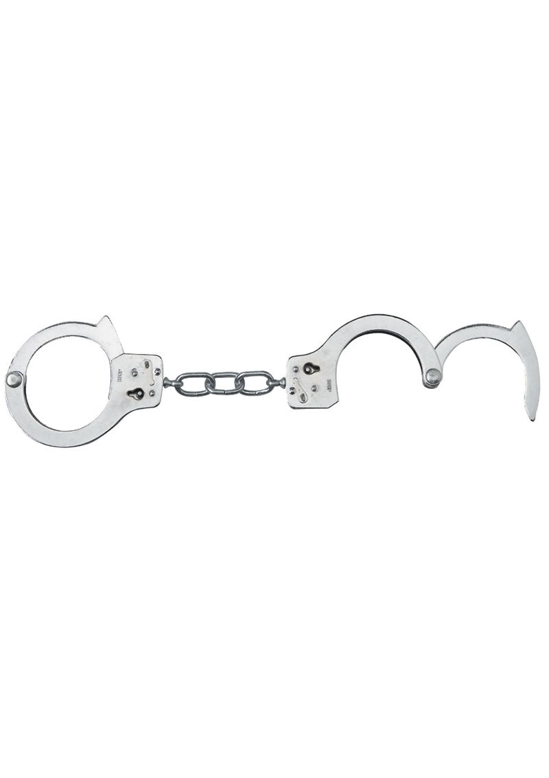 Nickel Coated Handcuffs - Sngl Lock