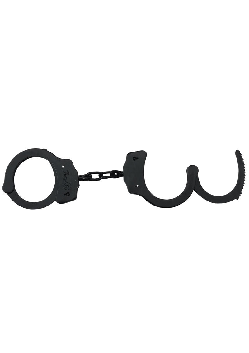 Black Coated Handcuffs - Dbl Lock