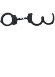 Black Coated Handcuffs - Dbl Lock