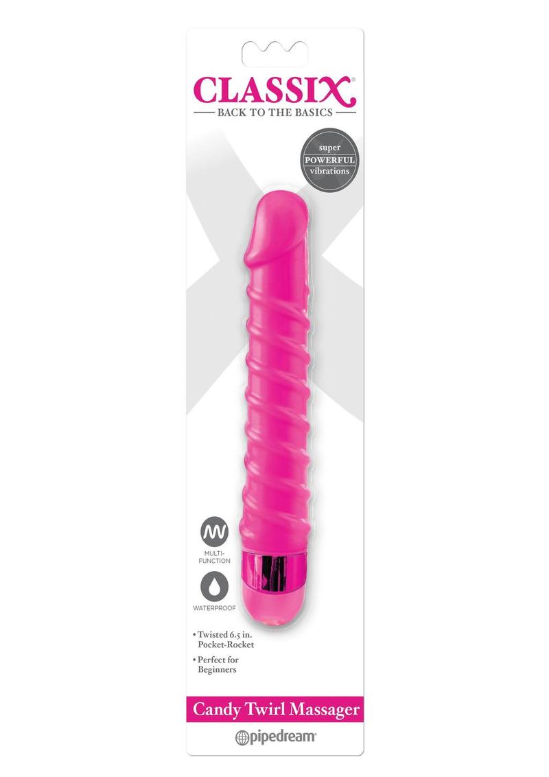 Candy Twirl Massager Waterproof Multi Function