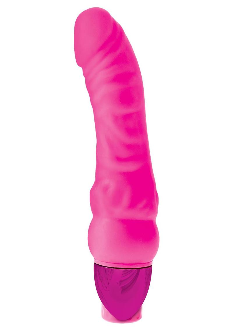 Vibrador Mr Right rosa resistente al agua y con múltiples velocidades