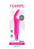 Vibrador de silicona rosa