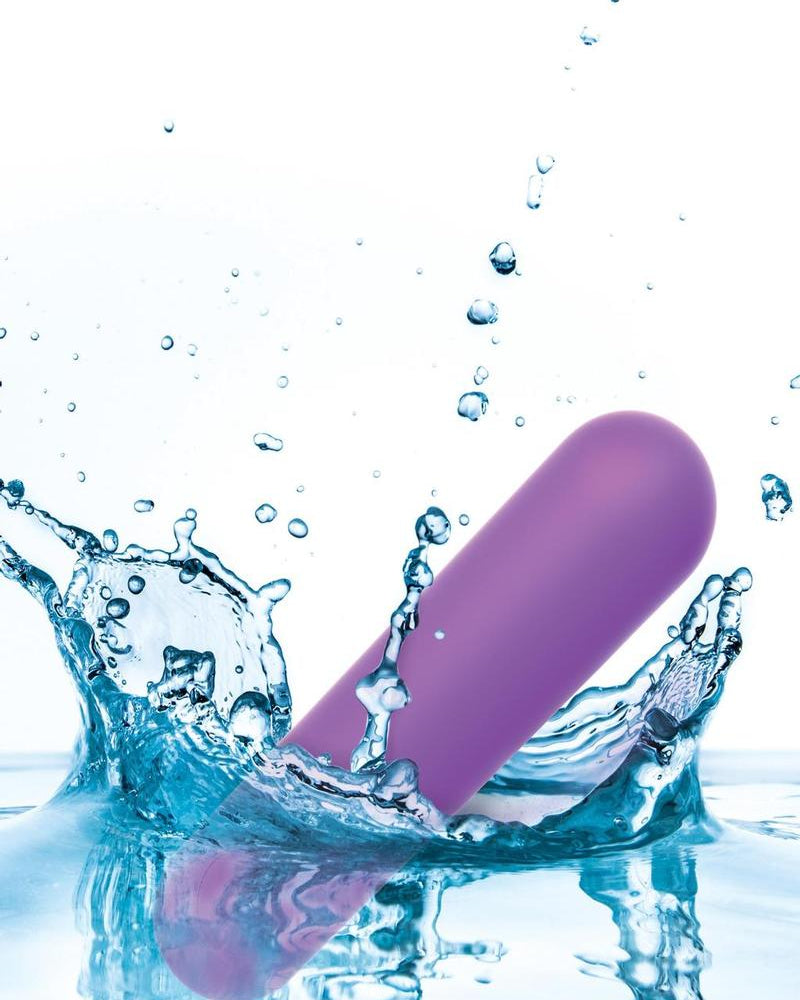 Vibrador bala recargable Fantasy For Her resistente al agua y con múltiples velocidades, color morado