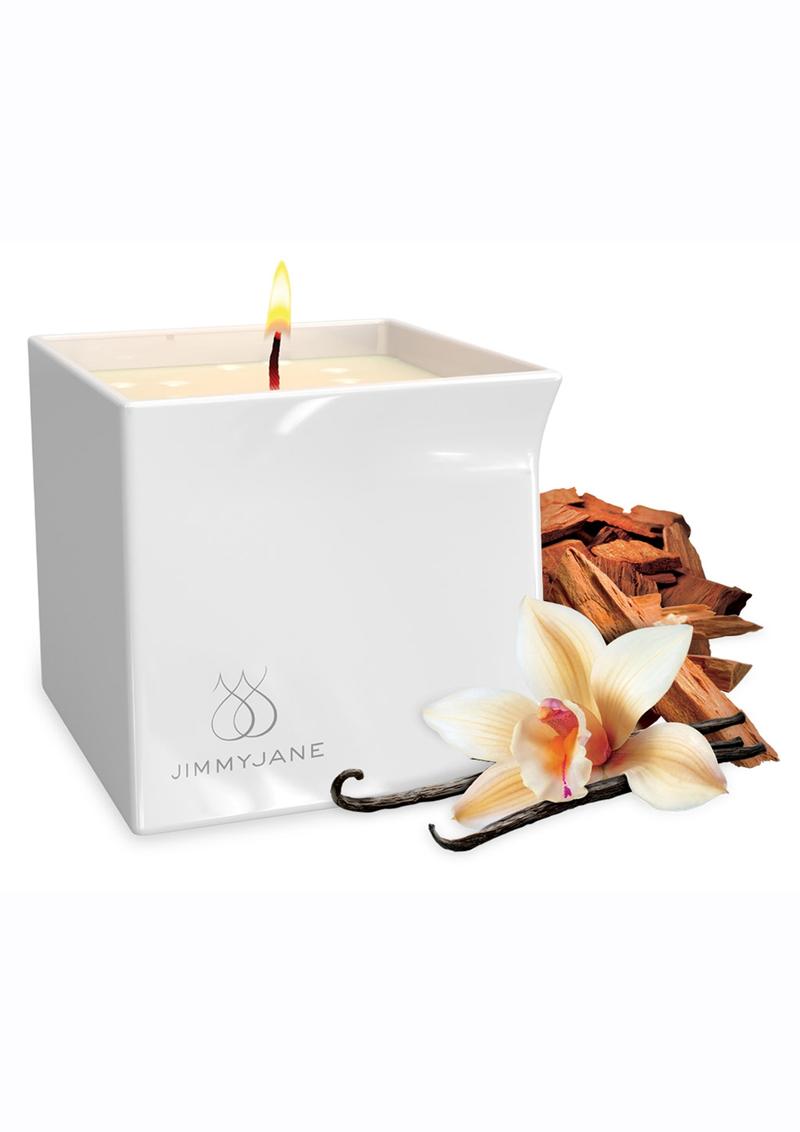 JimmyJane Afterglow Natural Massage Oil Candle Vanilla Sandalwood 4.5 Ounces