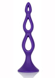 Sonda triple de silicona Booty Call color morado