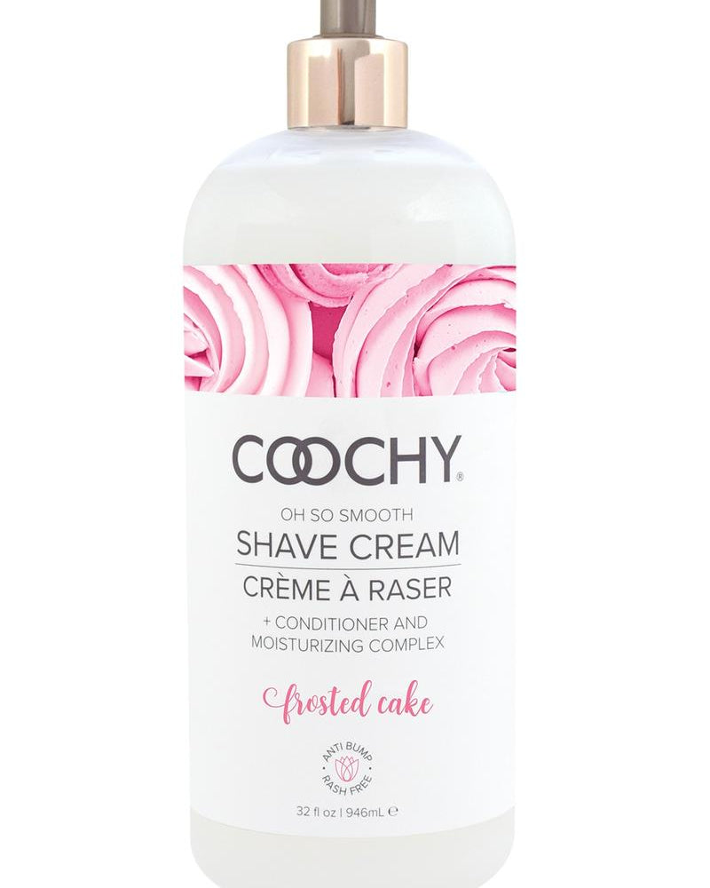 Crema de afeitar Coochy Oh So Smooth Frosted Cake, bomba de 32 onzas
