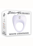 Zero Tolerance White Lightning Vibrating Cockring Waterproof