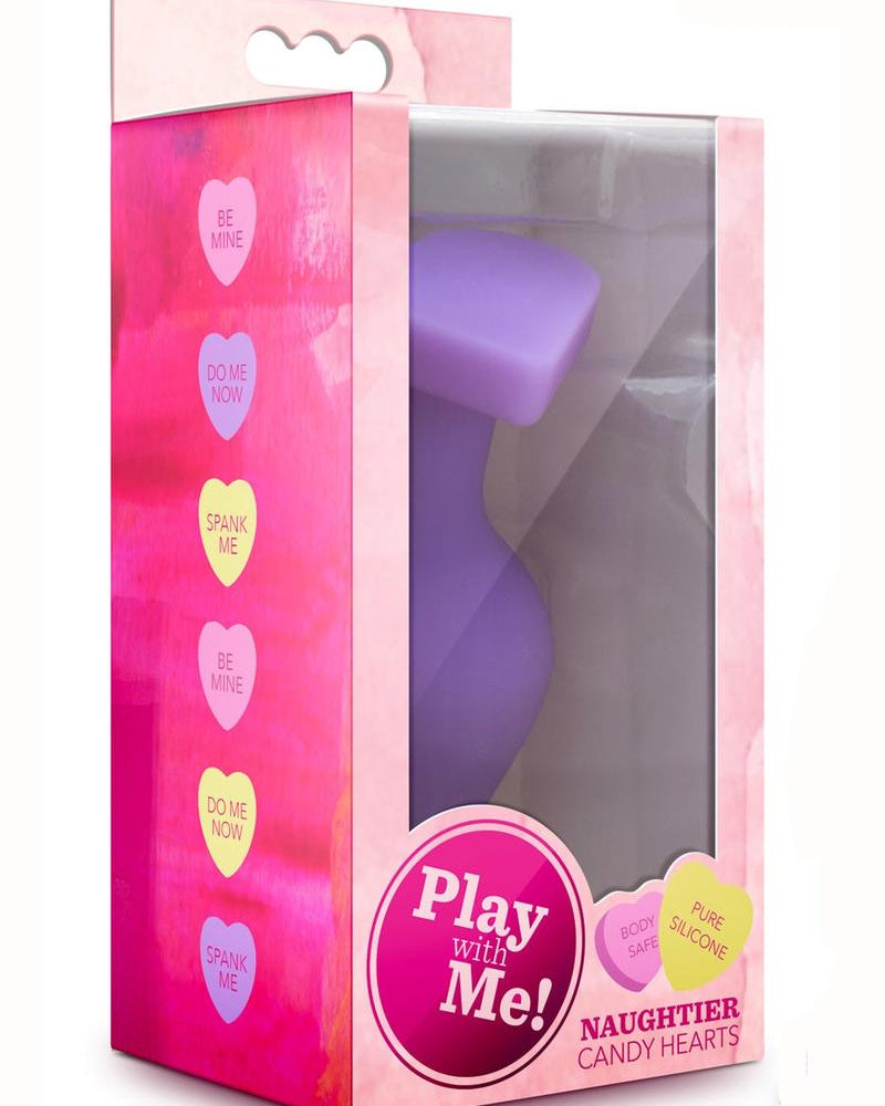 Play With Me Naughtier Candy Heart Fuck Me Purple
