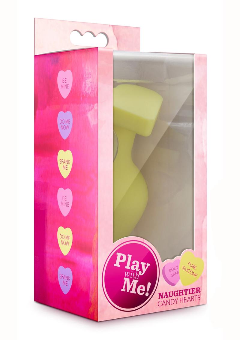 Play With Me Naughtier Candy Heart Fill Me Up Yellow