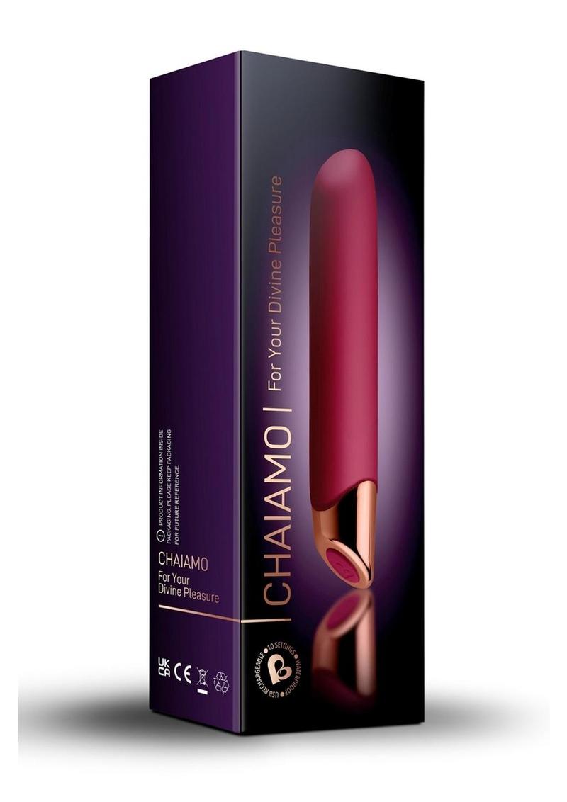 Chaiamo Burgundy Vibrator Waterproof Multi Function