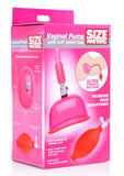 Extractor vaginal Size Matters con copa pequeña de 3,8 pulgadas, color rosa