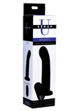 Strap U Secret G Dildo W/ Remote Control Silicone Waterproof USB Rechargeable Black