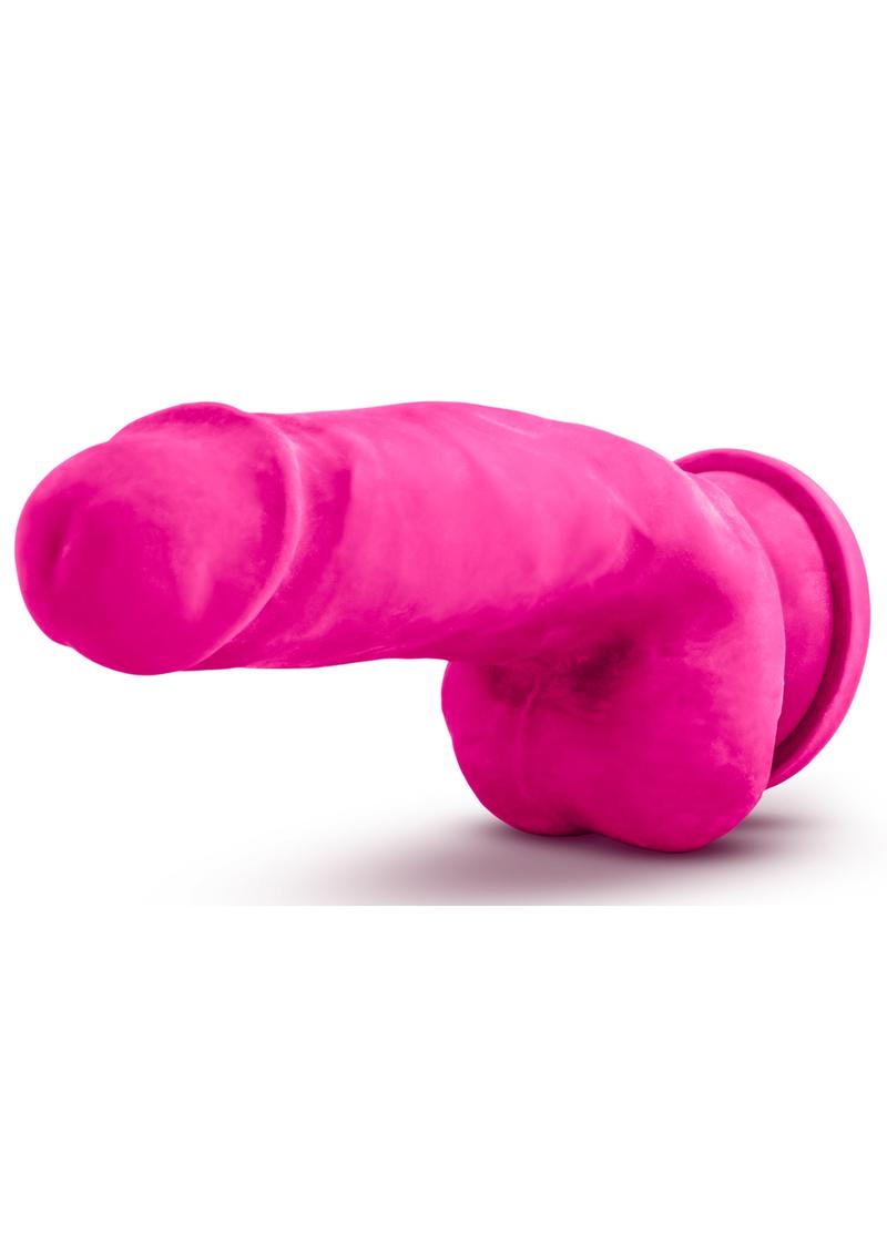 Au Naturel Bold Beefy Dildo 7 inch Suction Cup Non Vibrating Pink