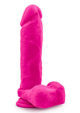 Au Naturel Bold Massive Dildo 9 inch Suction Cup Non Vibrating Pink