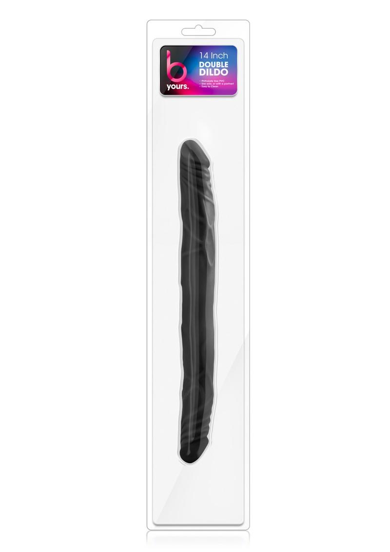 B Yours Double Dildo 14 Inches Dual Penetration Non Vibrating