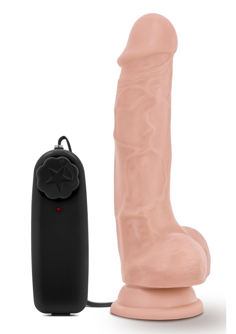 Dr Skin Dr Tim Vibe Cock W/suction Vanilla Remote Control