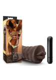 Hot Chocolate Heather Chocolate Mouth Masturbator Non Vibrating Waterproof