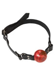 Small Red Ball Gag - D Ring