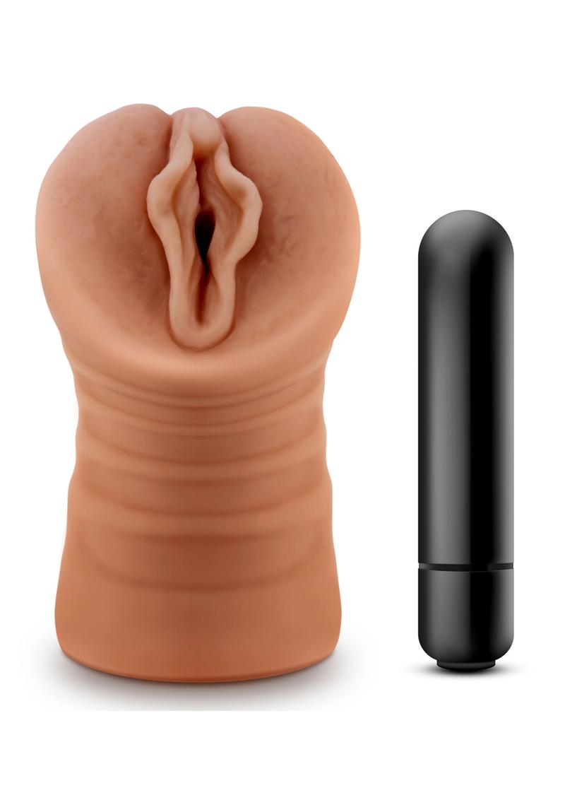 M For Men Sofia Mocha Mouth Masturbator Waterproof