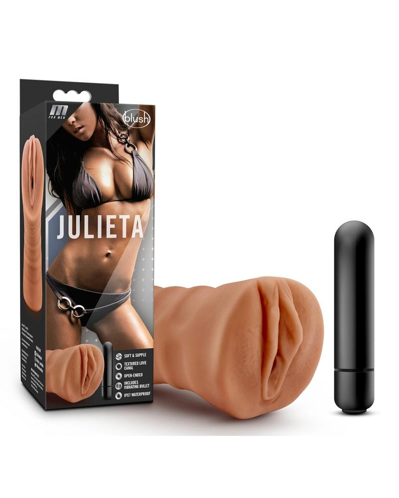 M For Men Julieta Mocha Male Pussy Masturbator Waterproof
