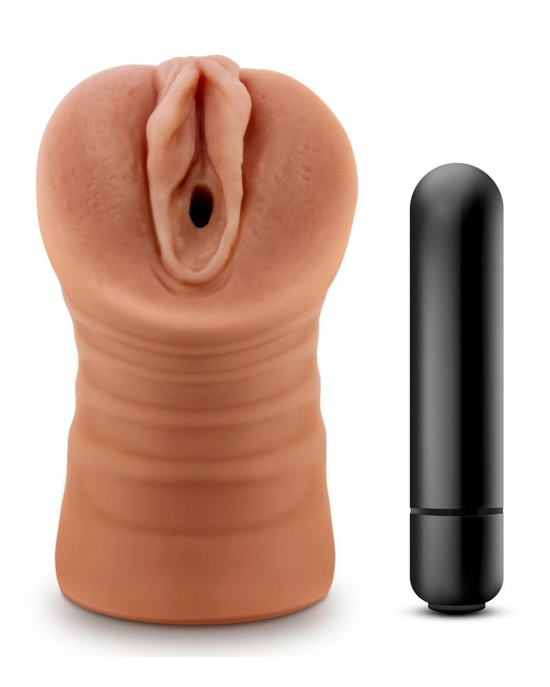 M For Men Julieta Mocha Male Pussy Masturbator Waterproof
