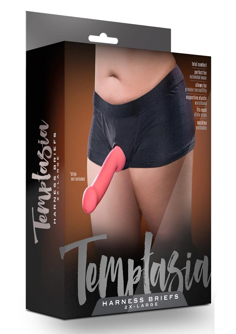 Temptasia Harness Brief 2xl Blk