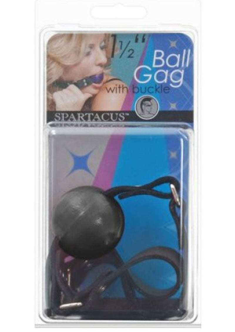 Small Black Ball Gag - Buckle