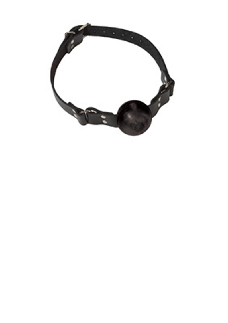 Small Black Ball Gag - Buckle