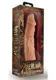 The Realm Realistic Lock On Silicone Dildo Flesh 8 Inches